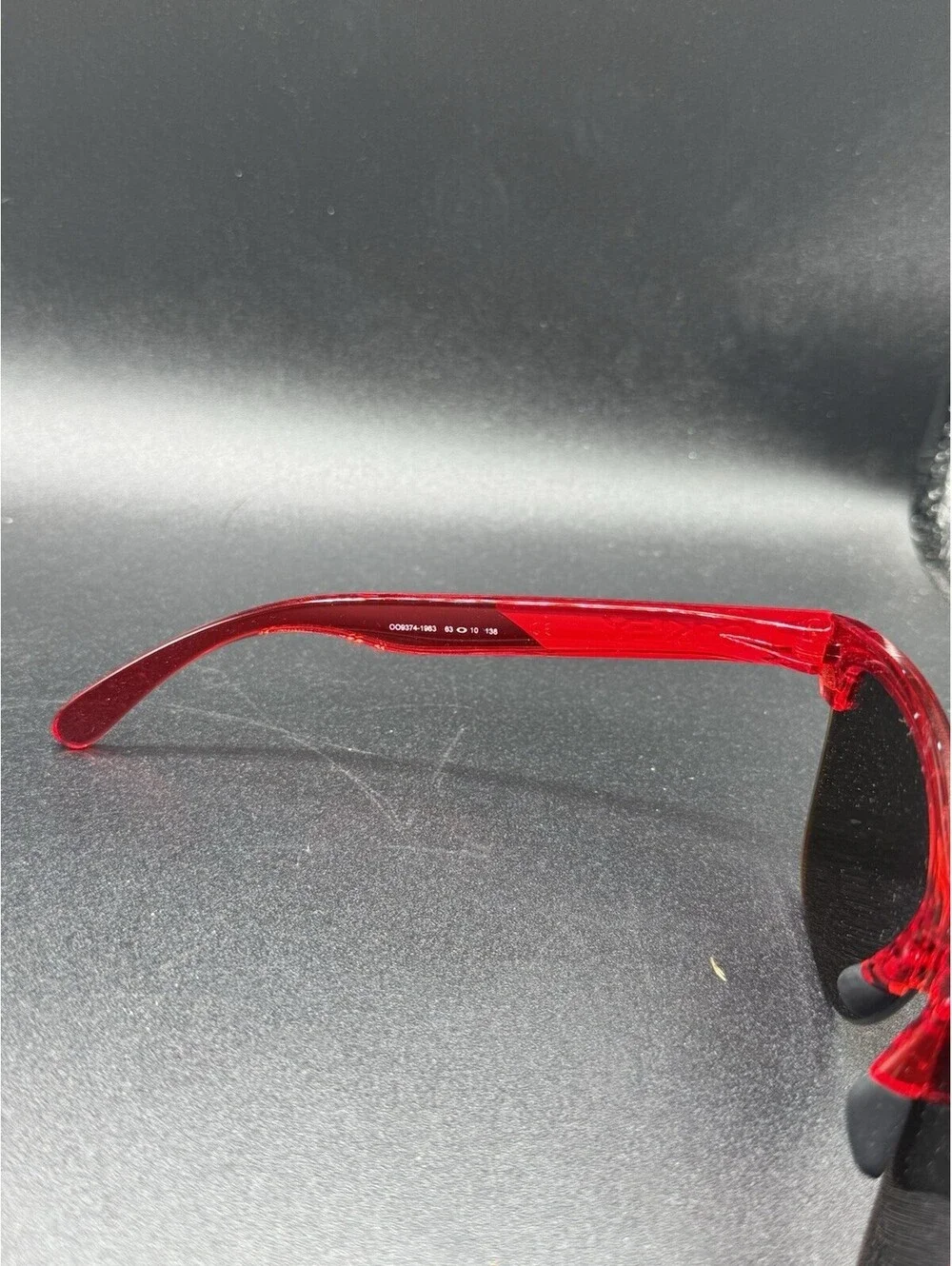 Oakley Frogskin Lite Crystal Red w/ Prizm Ruby Iridium Lenses New